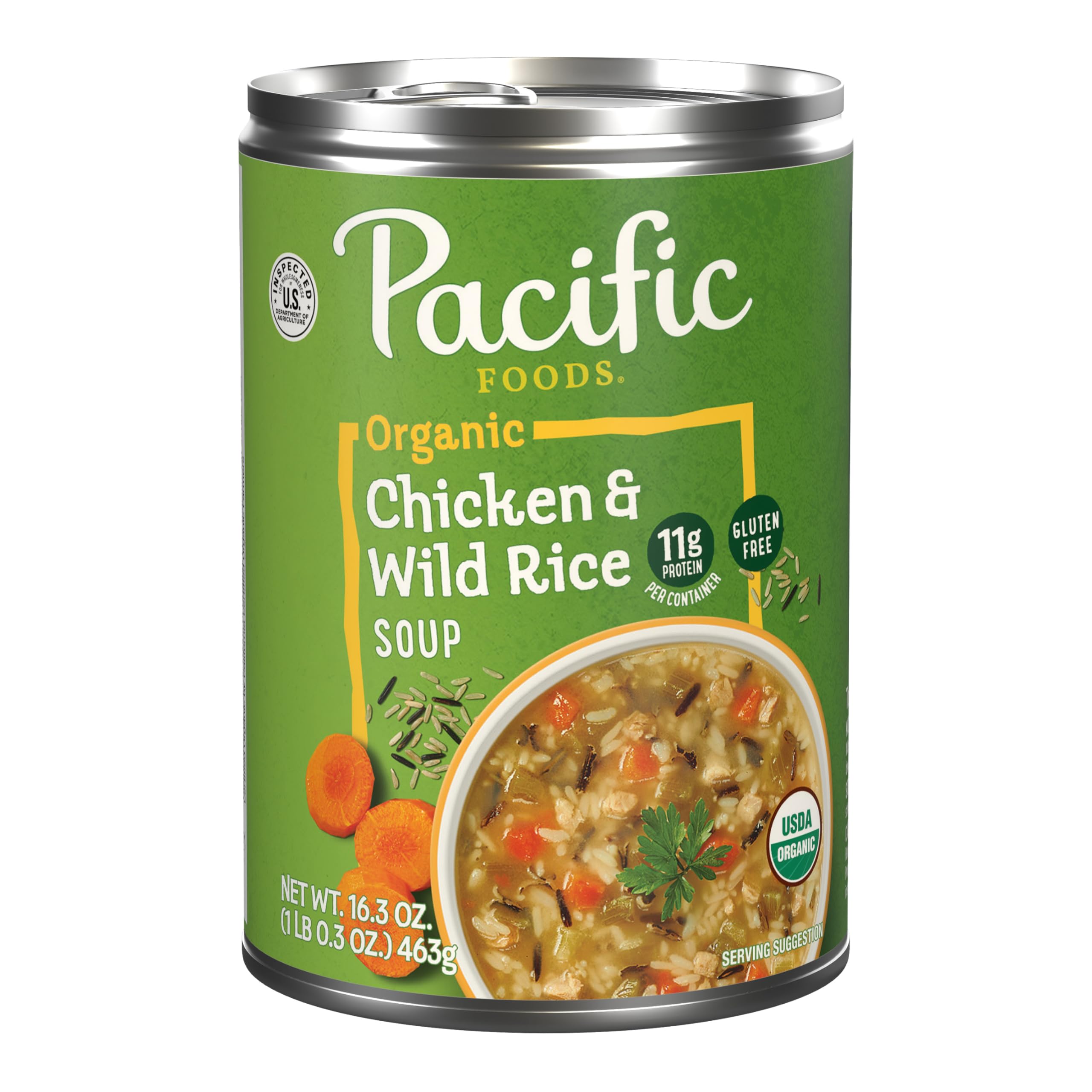Pacific FoodsOrganic Wild Rice Chicken Soup, 16.3 Oz Can