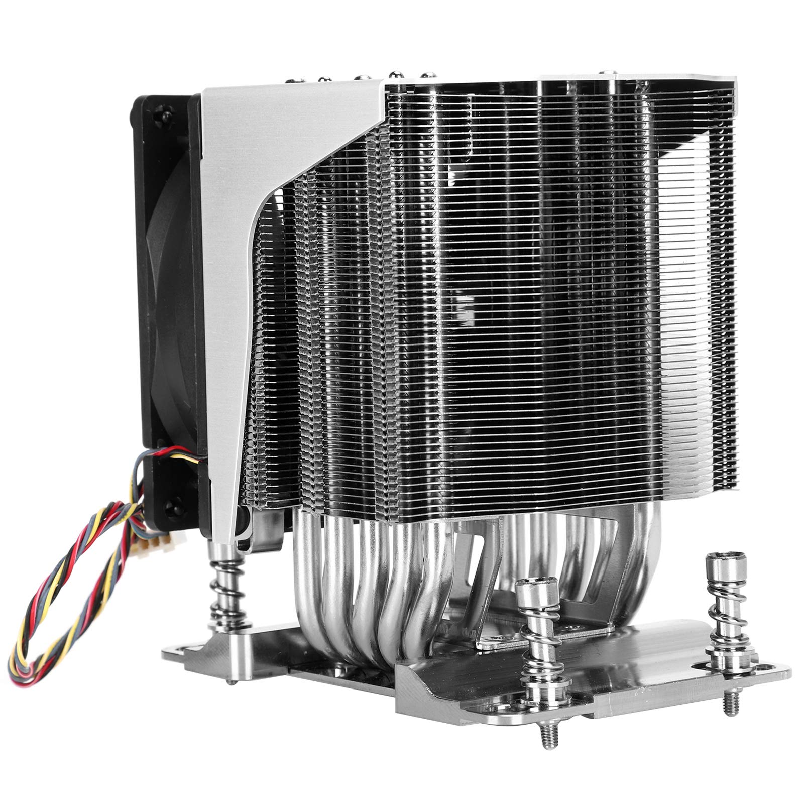 EMUKOEP Radiatore CPU per Dissipazione del Calore Efficiente con Ventola di Raffreddamento Silenziosa per Server/workstation H11 Gen 4U, Serie EPYC 7000, TDP 180 W