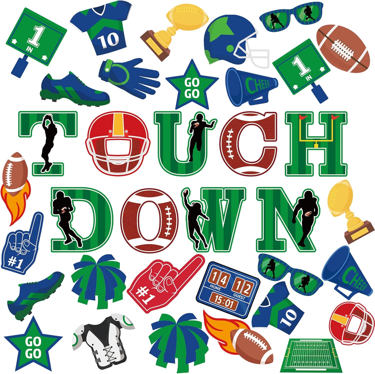 Football Bulletin Board Decorations Rugby Football