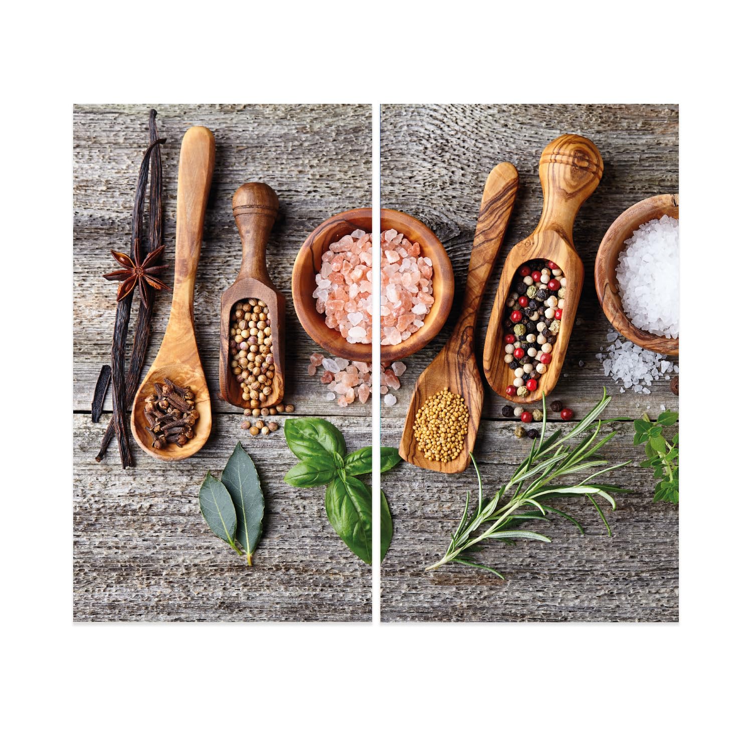 JOCCA - Cubre Vitrocerámica/Cristal Templado/Protector Placa Cocina/Protección Vitrocerámica/Tabla de Cortar/Corta, Sirve, Protege/Resistentente al Calor (Especias)