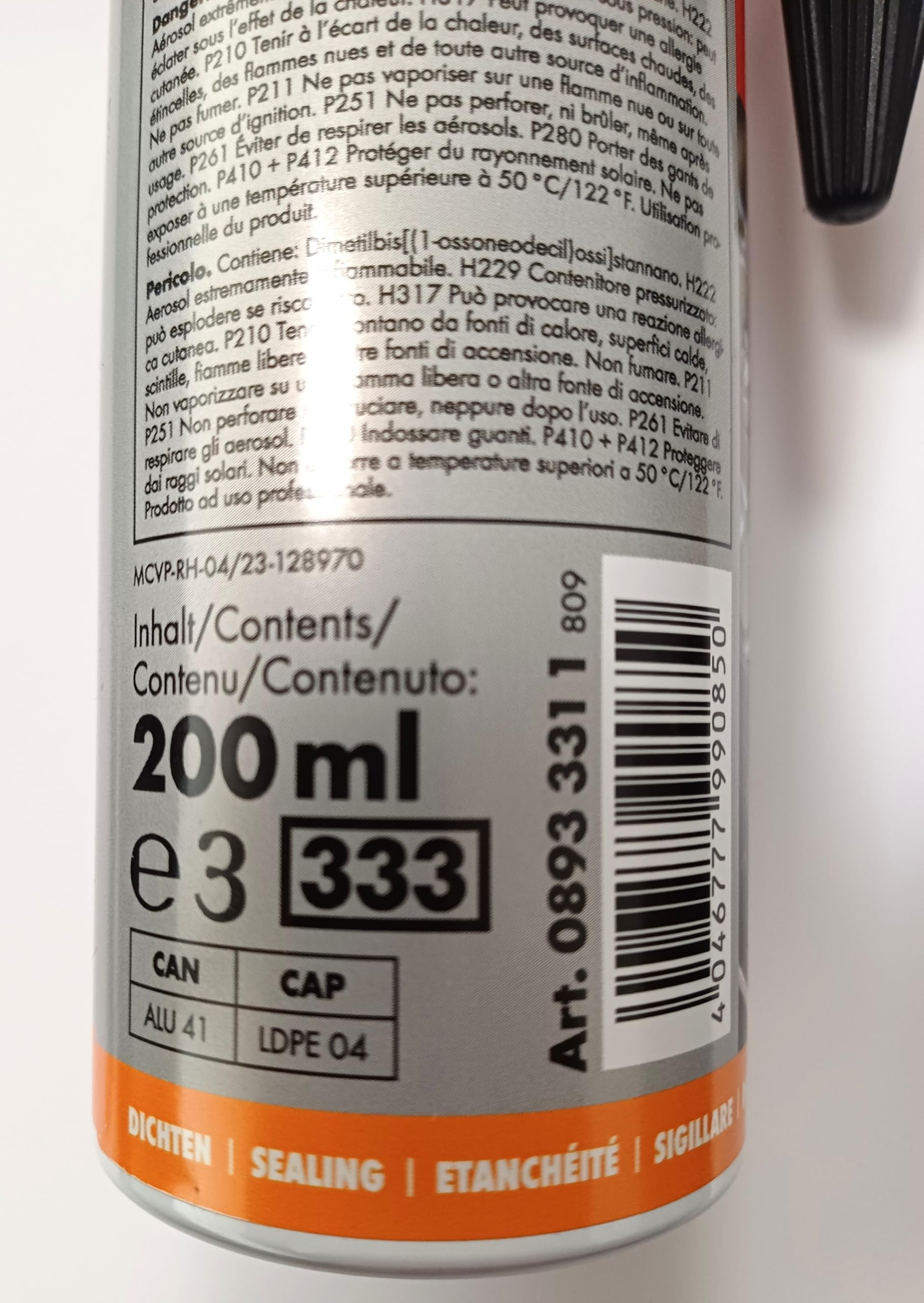 Mastic Silicone Super RTV Noir 200 ml - WÜRTH - Étanchéité haute performance moteur et transmission, supporte huiles, liquides de refroidissement, températures extrêmes
