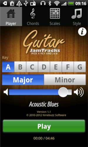 Guitar Jam Tracks - Scale Trainer & Practice Buddy