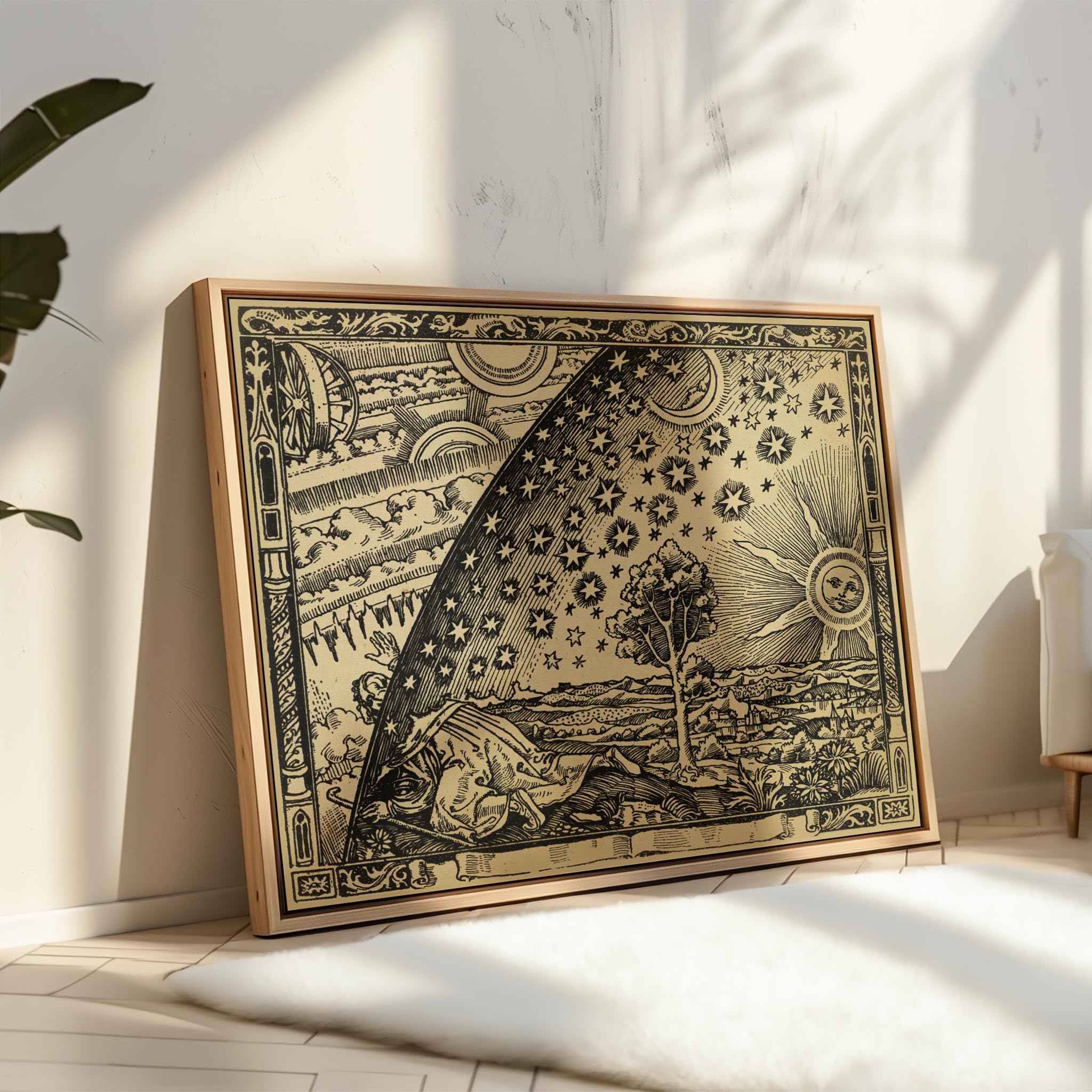 Amazon.com: Monem Art Vintage Flammarion Engraving Print - Retro