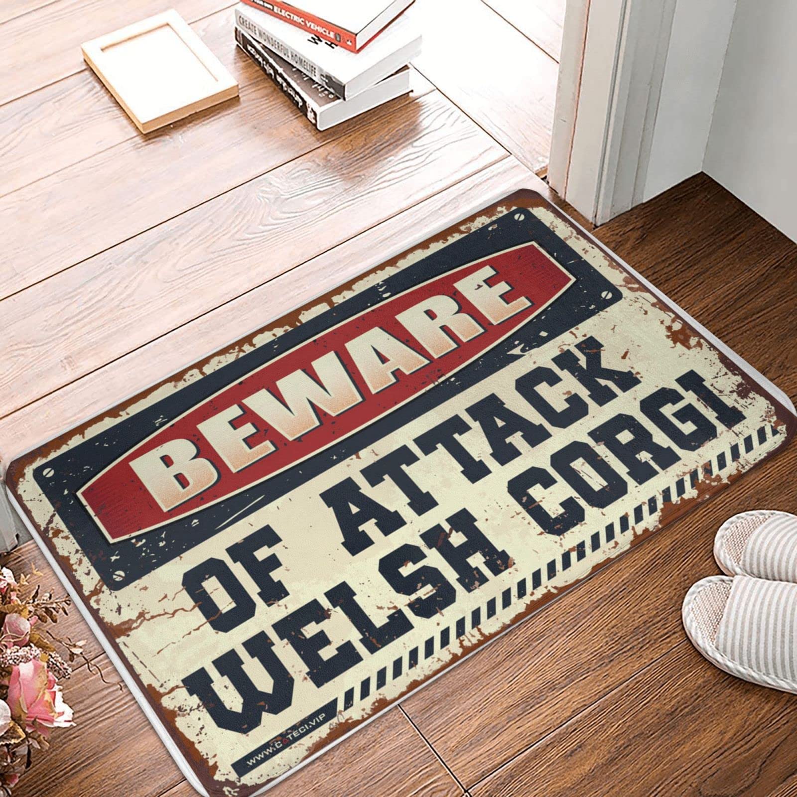 Paillasson Welsh Corgi cadeau idéal décor Man Cave 50x80