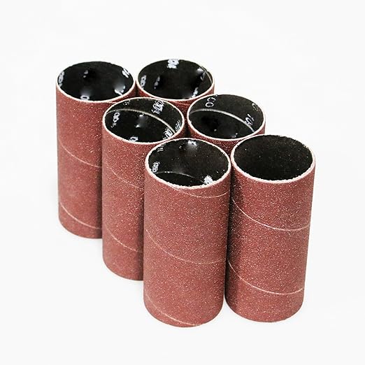 Dark Stone Sanding Sleeves for Spindle Sander 4-1/2" Length (150 Grit, 2“)
