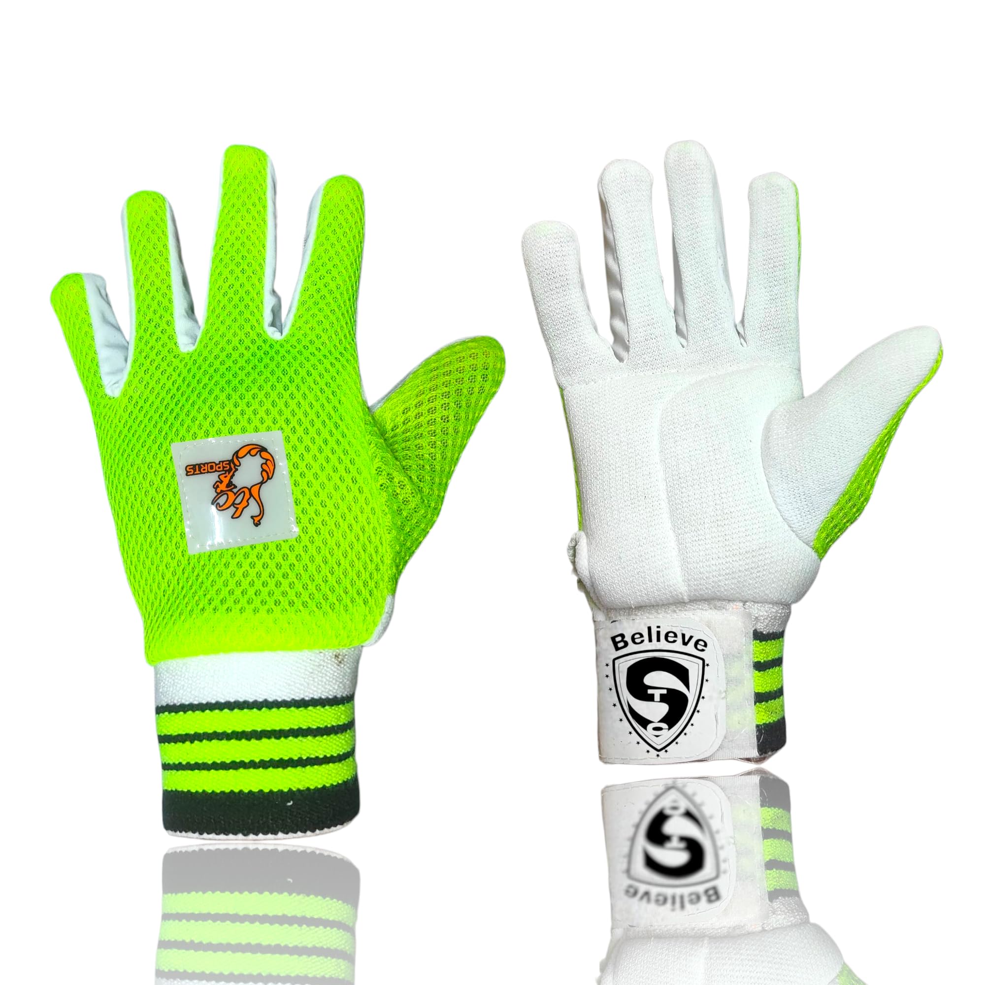 Pro Wicket Keeping Inner Gloves - Boys (Green)-image-44