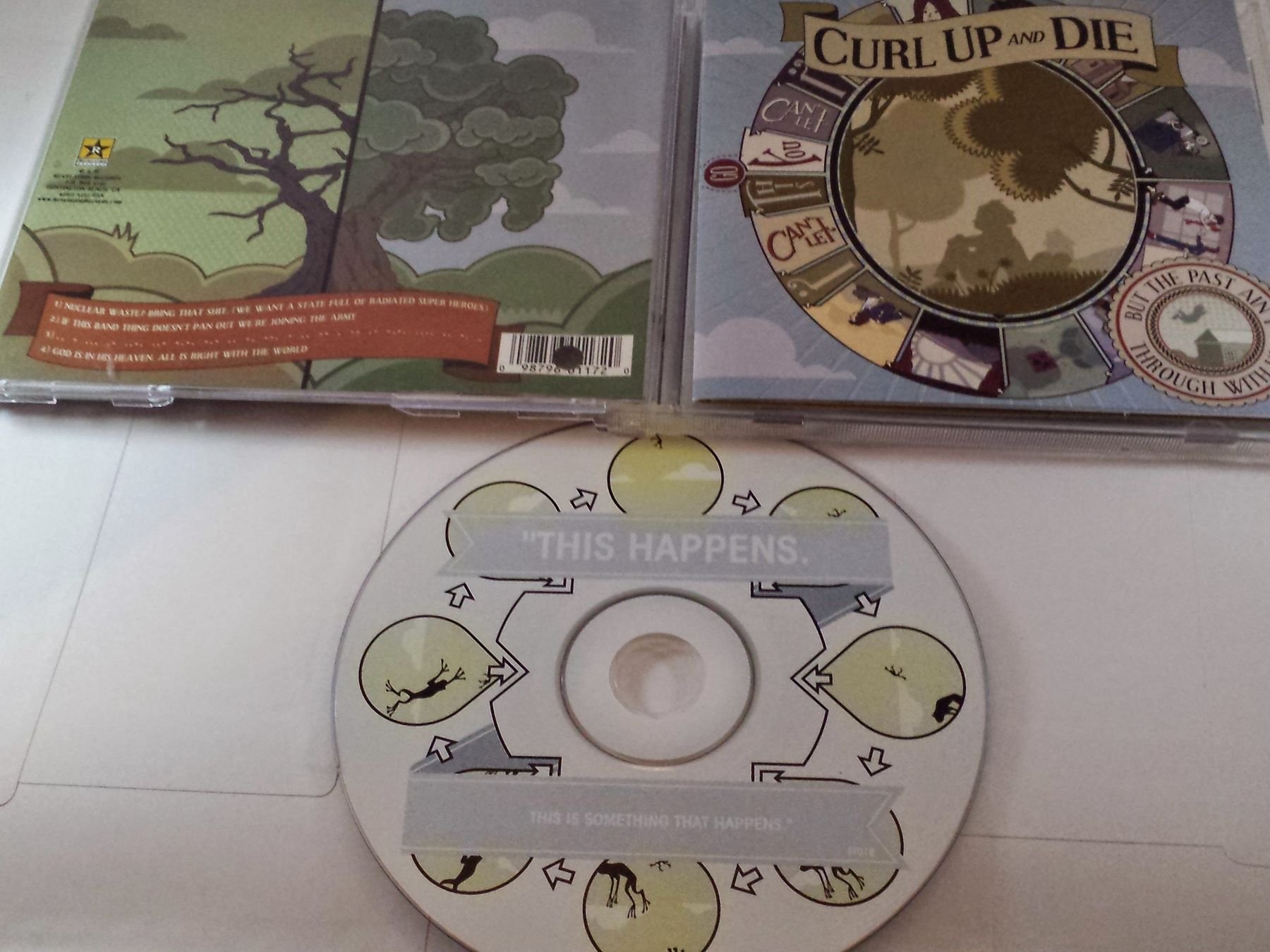 But The Past Aint Through With [Audio CD] CURL UP AND DIE