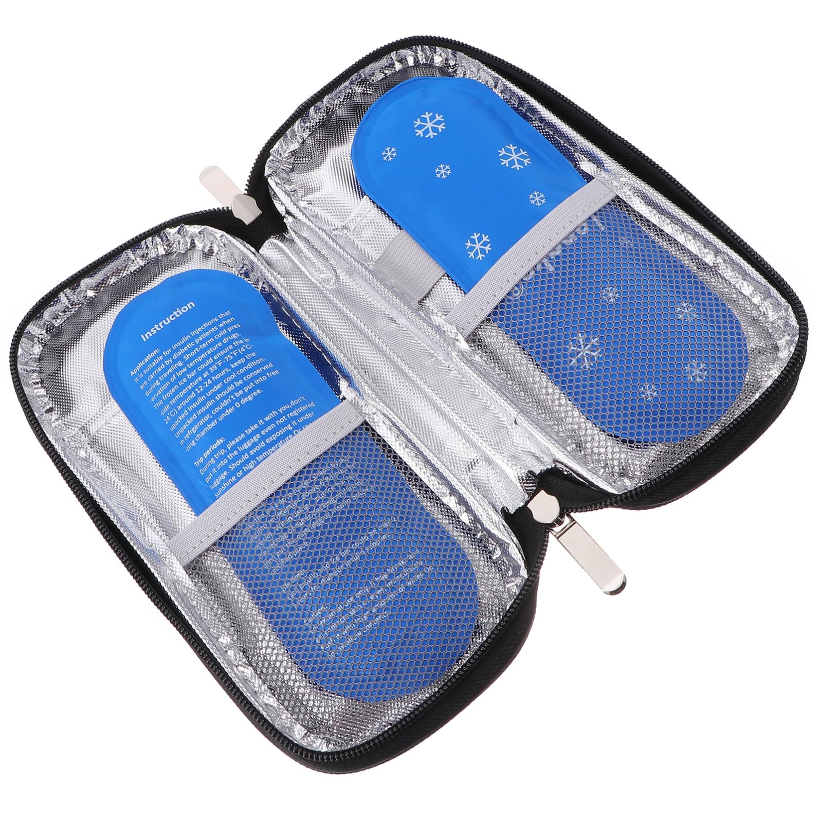 Bolsa Térmica para Medicamentos Portátil con 2 Paquetes de Hielo