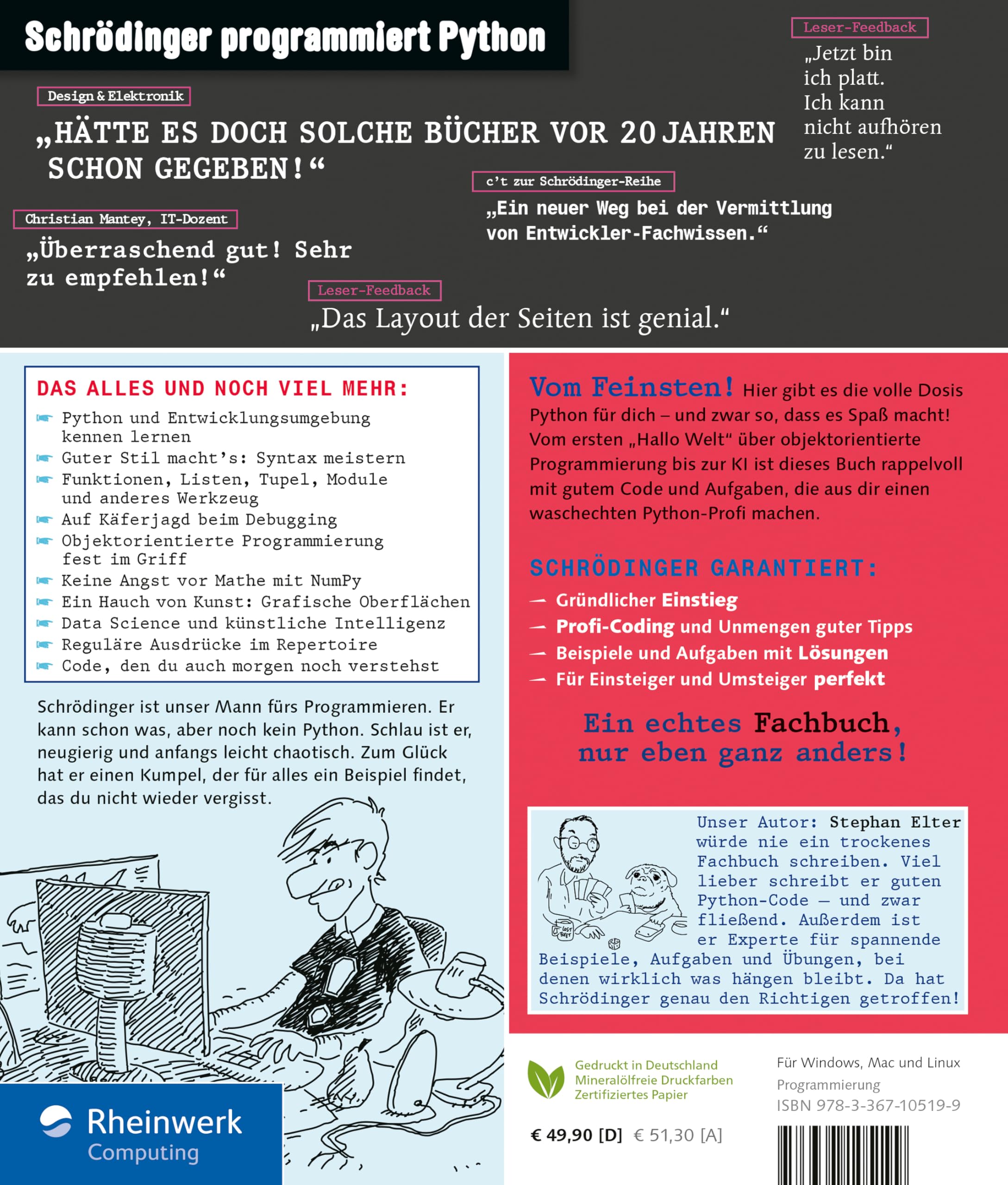 Schrödinger programmiert Python: Das etwas andere Fachbuch. Im Comic-Stil programmieren mit Python lernen.