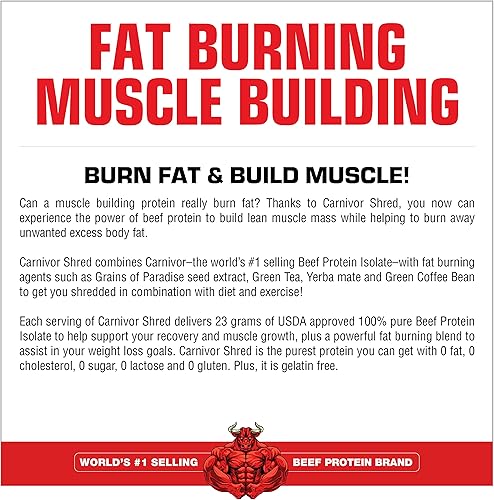 Miniatura 9 de MuscleMeds Carnivor - Aislamiento de proteína hidrolizada de carne de res triturada de grasa, 0 lactosa, 0 azúcar, 0 grasas, chocolate, 2.28 libras