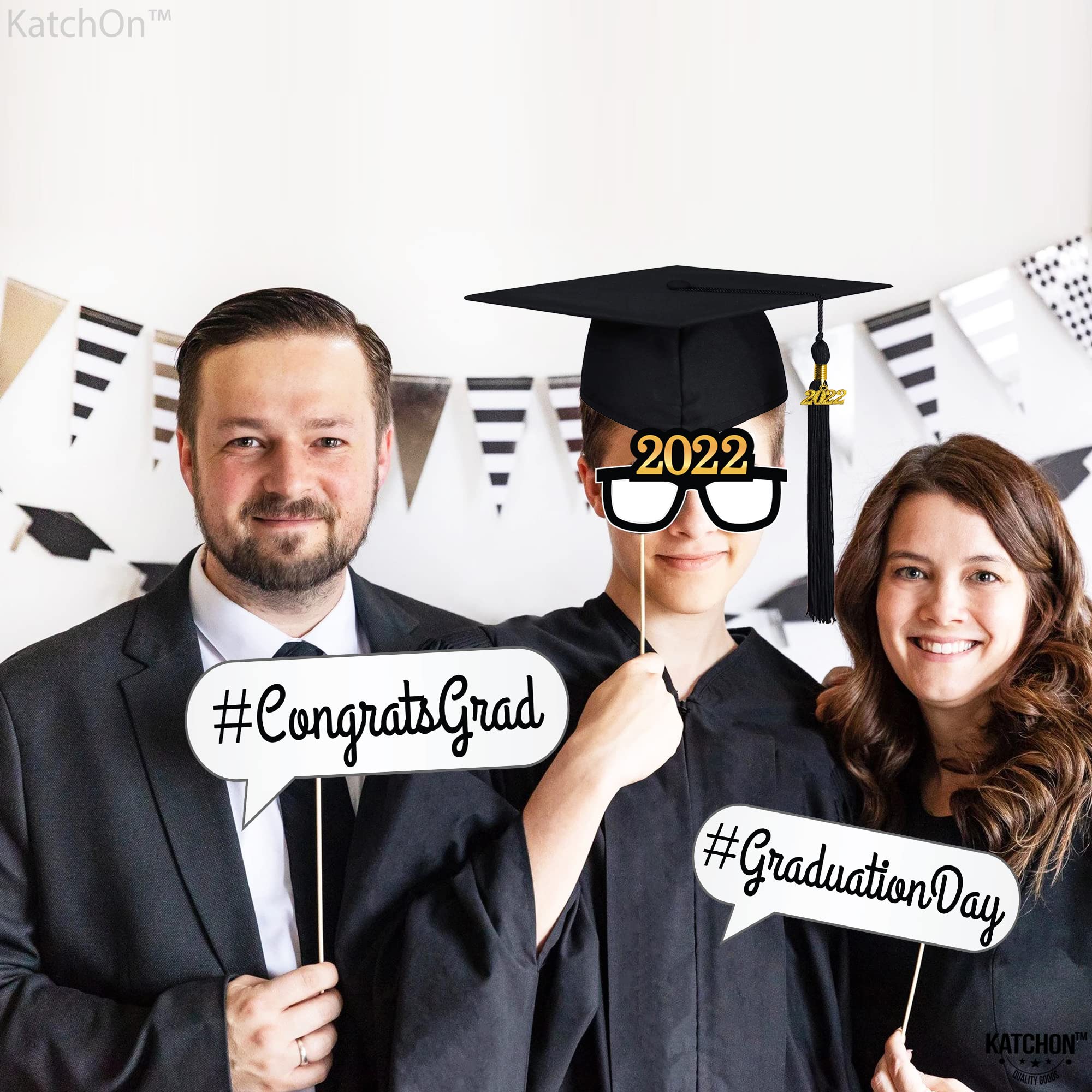 XtraLarge Graduation Photo Booth Props 2022 Pack of 40 Graduation