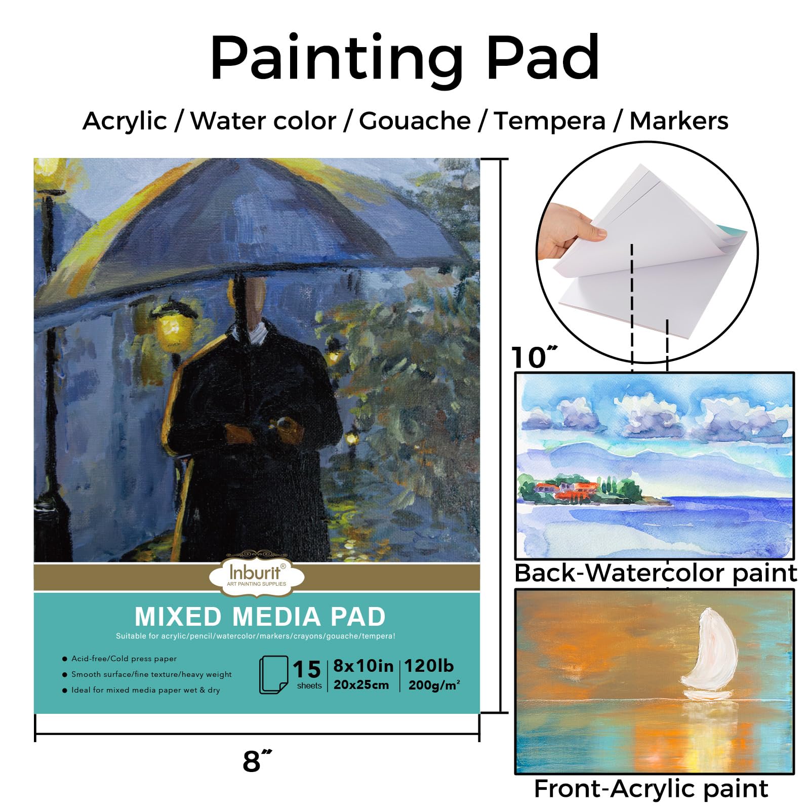 Juego de pinturas acrílicas, juego de 41 piezas con 18 tubos de pinturas acrílicas, 4 lienzos, 1 libro acrílico, 2 x 8 pinceles de pintura, 2 paletas de mezcla, suministros de arte para adultos, niños