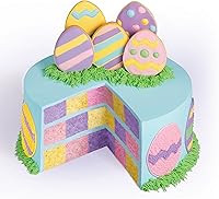 Vista 5 de Wilton Juego de moldes redondos de tablero de ajedrez, 4 piezas, acero