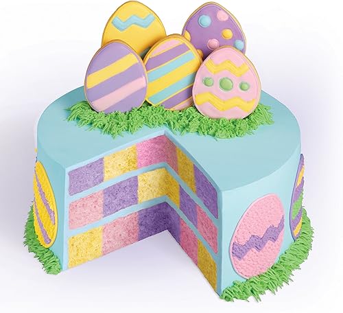 Miniatura 5 de Wilton Juego de moldes redondos para tartas de tablero de ajedrez 4 piezas acero