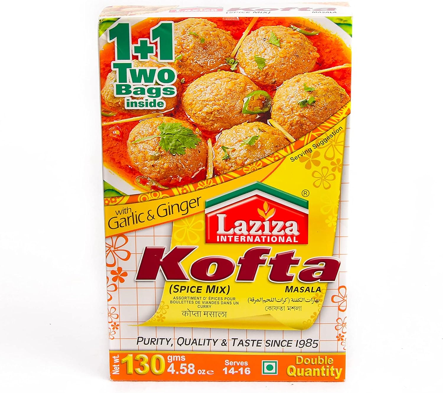 Laziza Kofta Spice Mix Kofta Masala Easy Cook 100g Amazon.co.uk