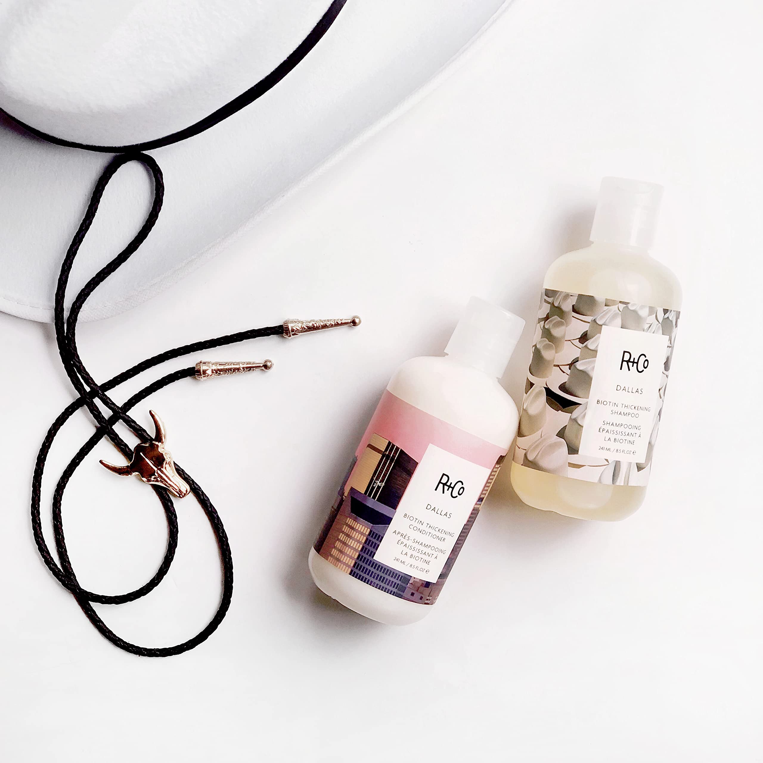 R+Co Dallas Thickening Shampoo | Biotin for Hair Growth, Thickening, + Strengthening | Vegan + Cruelty-Free |