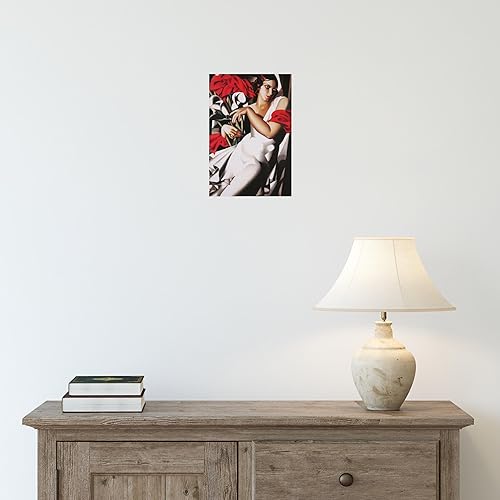 Miniatura 2 de Portrait of Ira de Tamara de Lempicka - Póster decorativo de pared sin marco  Pósteres de decoración para el hogar y la oficina, imágenes e