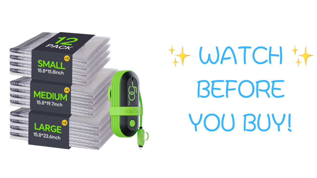 Watch Honest Review of Travel Vacuum Bags on Amazon Live