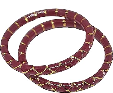 Buy BOVZEN Lacquered Zigzag Pola(Set of 4),multi colored for women