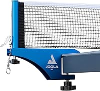 JOOLA WX Aluminum Ping Pong Net & Post Set - Regulation 72" Indoor/Outdoor Table Tennis Net, Quick Setup, Durable Reinforced Cotton