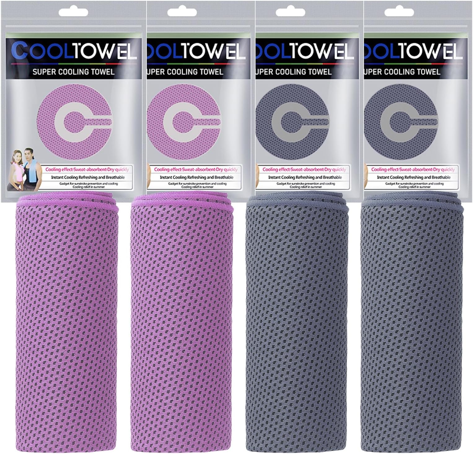 Sukeen Cooling Towel for Neck and Face(40"x12"),Bulk Ice