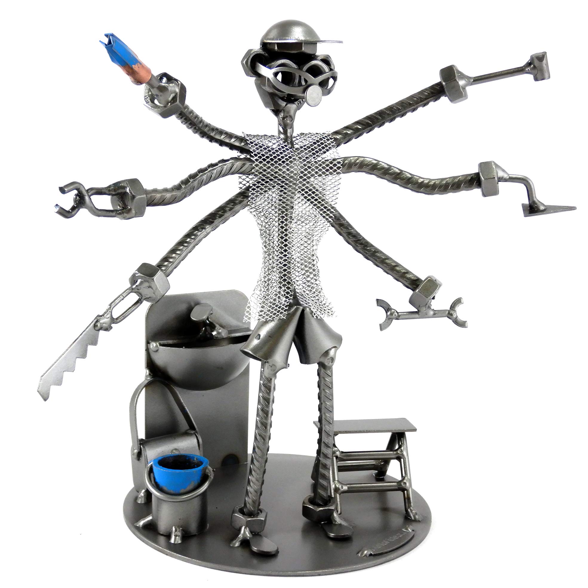 FACTOTUM - TUTTOFARE IN METALLO CON VITI BULLONI CHIODI DI METAL IDEA - IDEA REGALO ORIGINALE - 100% ARTIGIANALE - MADE IN ITALY - PERSONALIZZABILE
