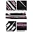 Fitgriff Lifting Wrist Straps for Weightlifting, Gym, Deadlift, Workout (Made of Premium Cotton & Padded) - Men & Women (Standard, Black/Pink)