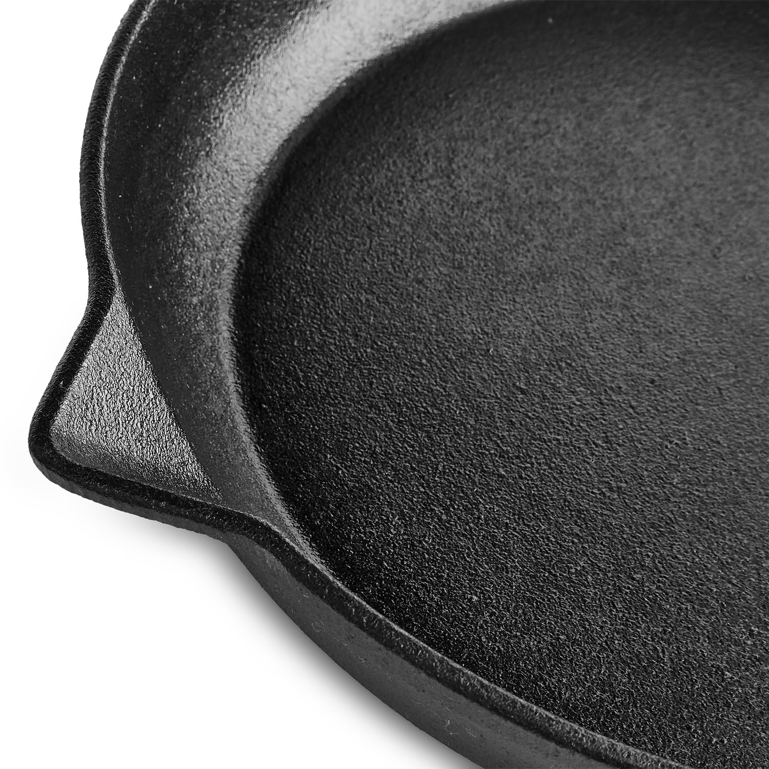 BURNHARD® Gusseisen Pfanne Ø30 cm, Bratpfanne, Pre-Seasoned, Für Gasgrill | Backofen und alle Herdarten inkl. Induktion