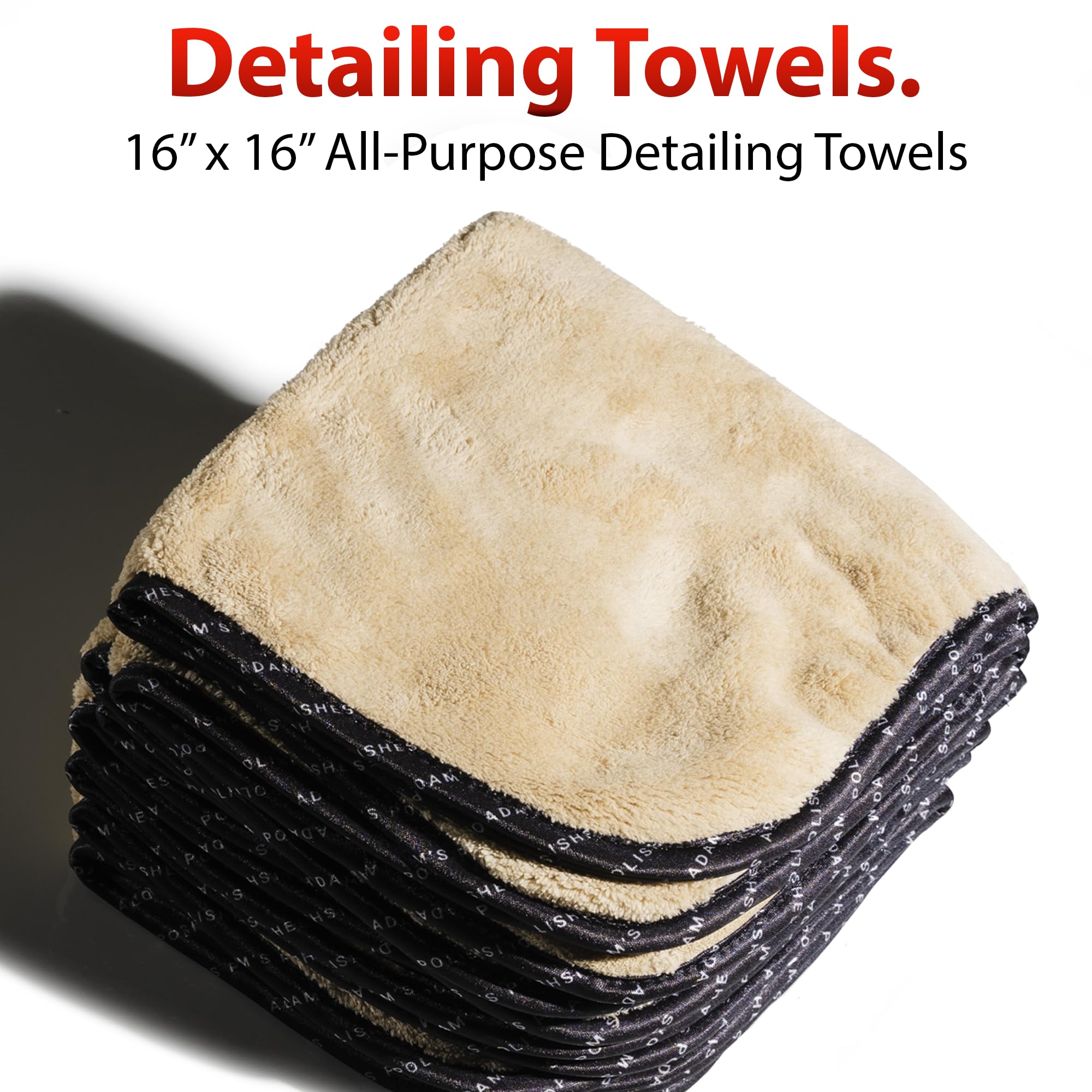 Adam's Polishes Car Detailing Towels (6-Pack)
