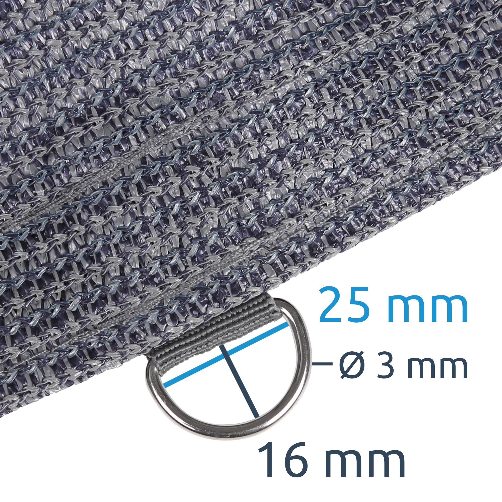 your GEAR Toskana HDPE Vorzeltteppich 300x400cm – Robuster wetterfester Outdoor Teppich, atmungsaktiver Zeltteppich, vielseitig für Camping, Balkon, Picknick, mit Tasche & D-Ringen – Camping Zubehör