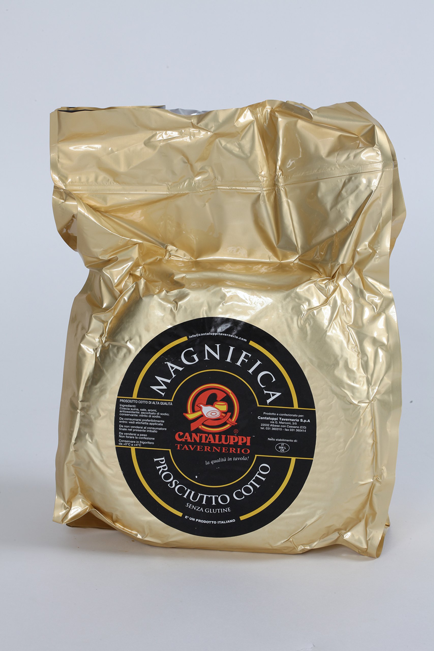 CANTALUPPI - Jamón cocido Magnifica - (9 kg. aprox.) - 100% Italiano