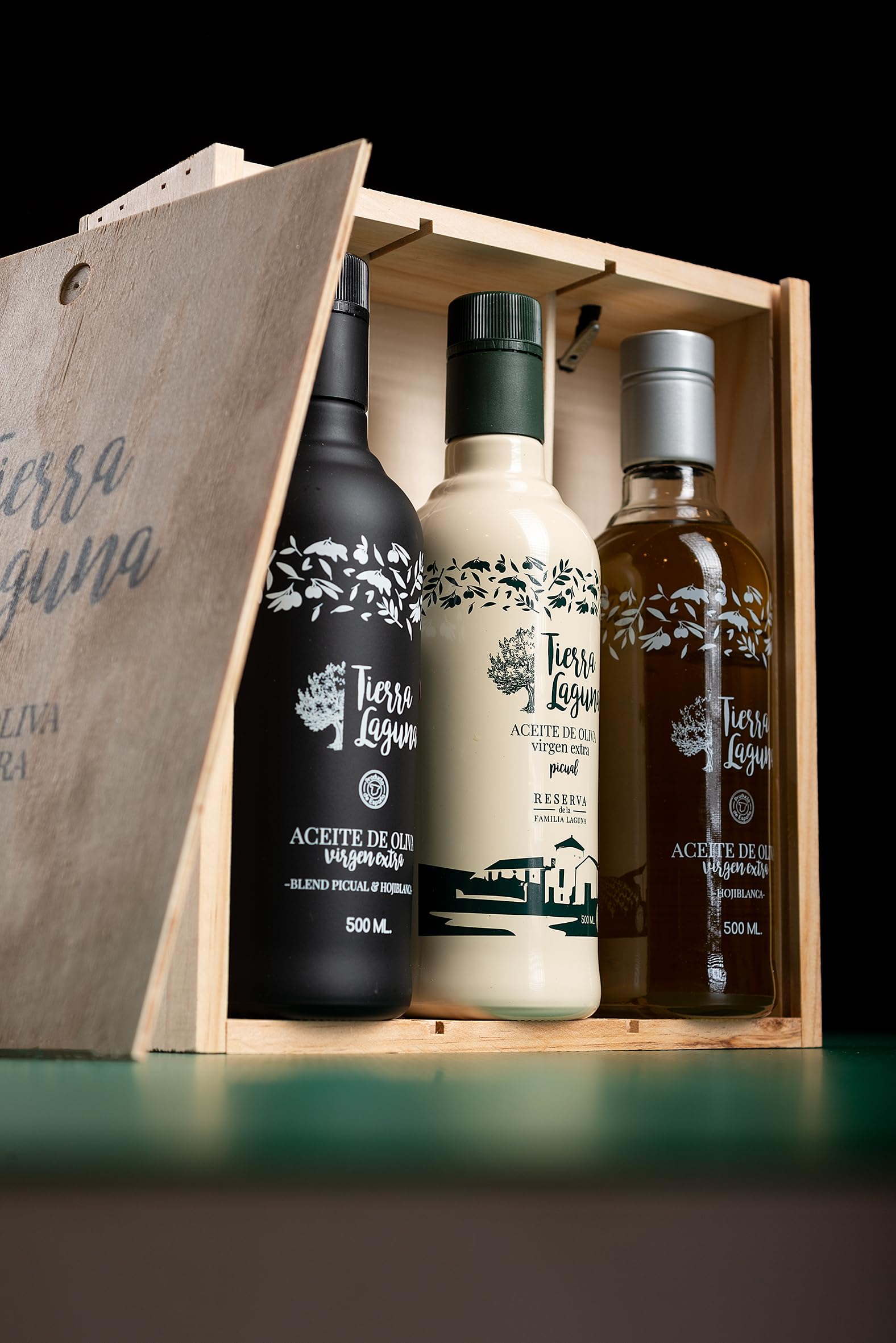 Estuche Selección Tierra Laguna - Reserva/Blend/Al-Andalus 500 ml. - Caja 3 ud.