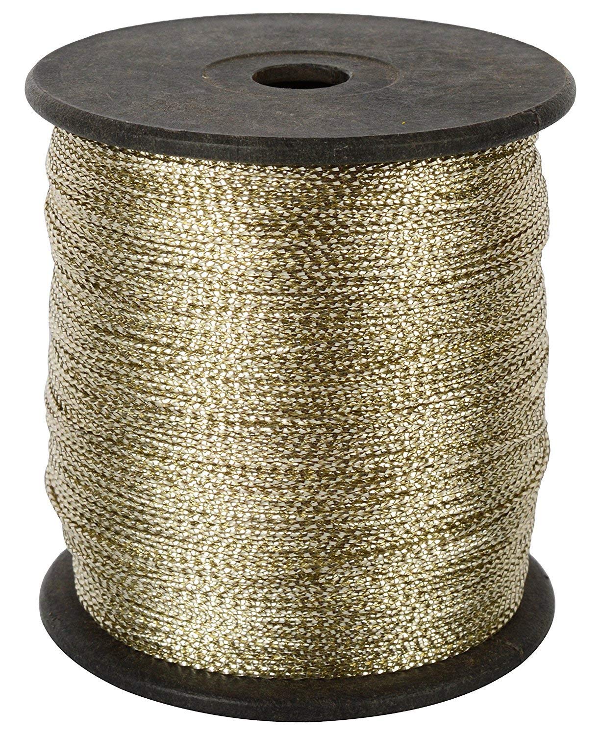 Bhavya EnterprisesZari Roll for Machine Embroidery/Jewellery Making/Scrap Booking, Card Making, Patchwork & Craft Work (Beige)