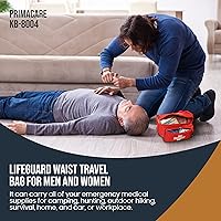 Vista 5 de Primacare KB-8004 canguera de primeros auxilios, color rojo