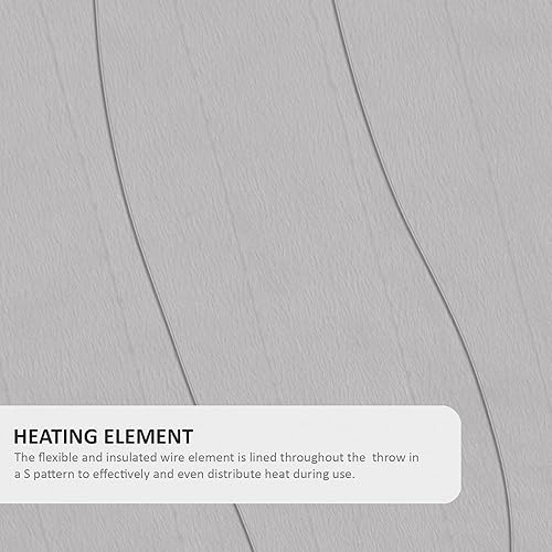 Miniatura 9 de Beautyrest manta eléctrica con patrón ogee, cálida y suave,con apagado automático