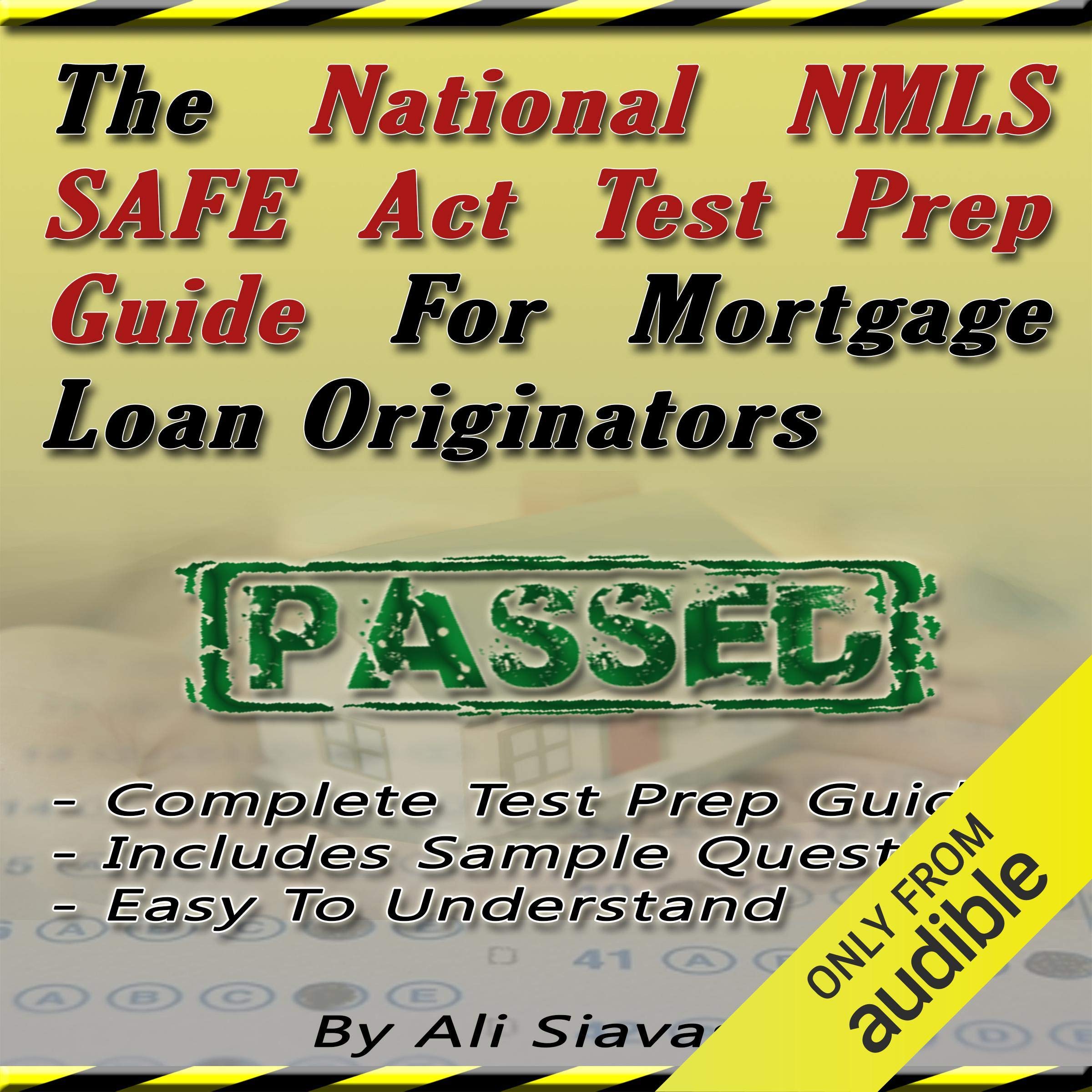 Cover art for The National NMLS SAFE Act Test Prep Guide for Mortgage Loan Originators