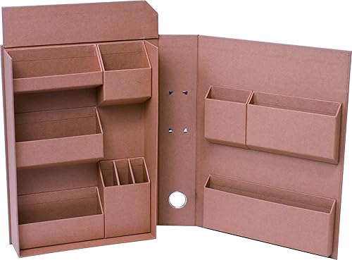 Nakabayashi LST-FA4KR Herramienta de Estilo de Vida Pequeña Caja de Almacenamiento Archivo A4 Artesanía