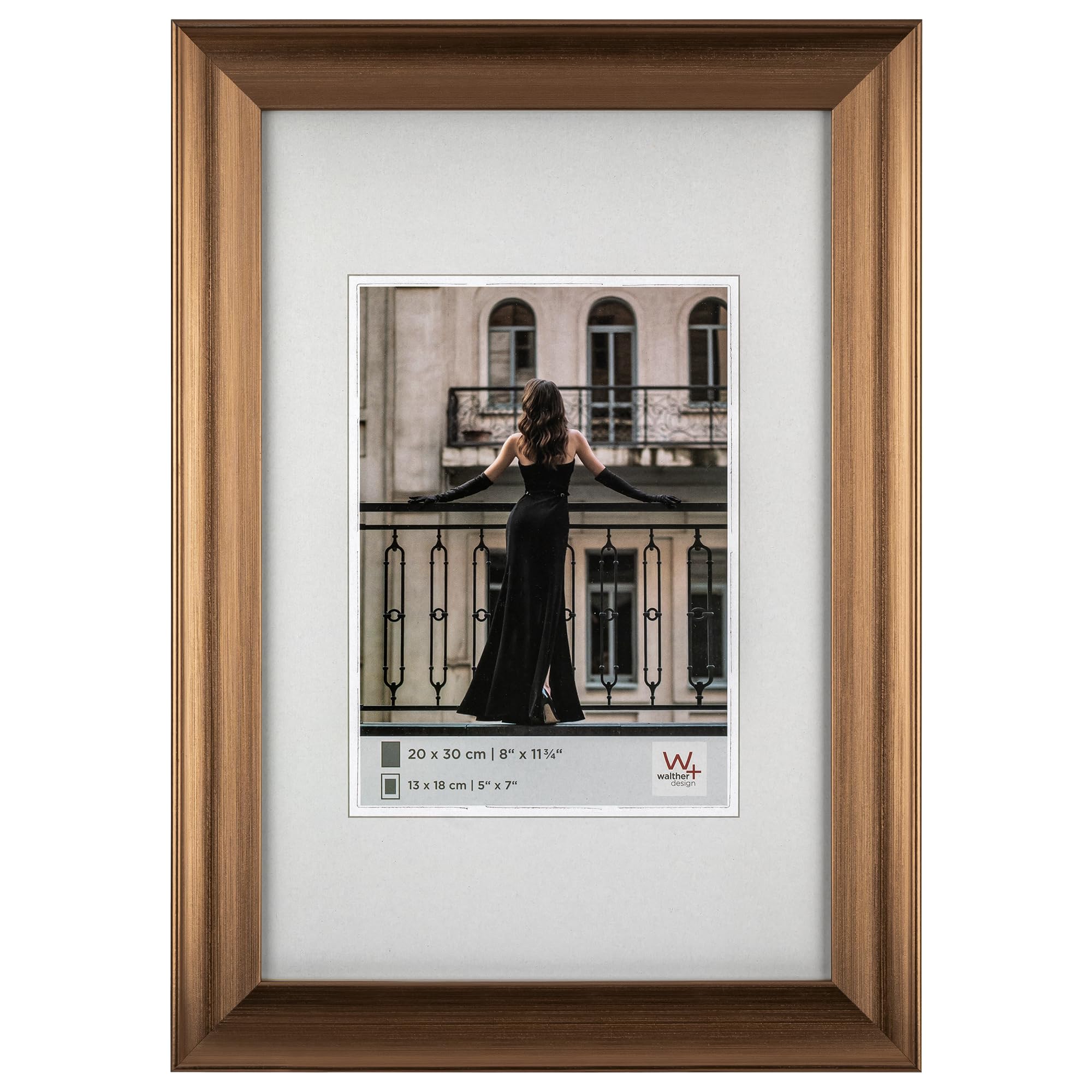 walther design Bilderrahmen Venice 15x20 cm, bronze, JL520J