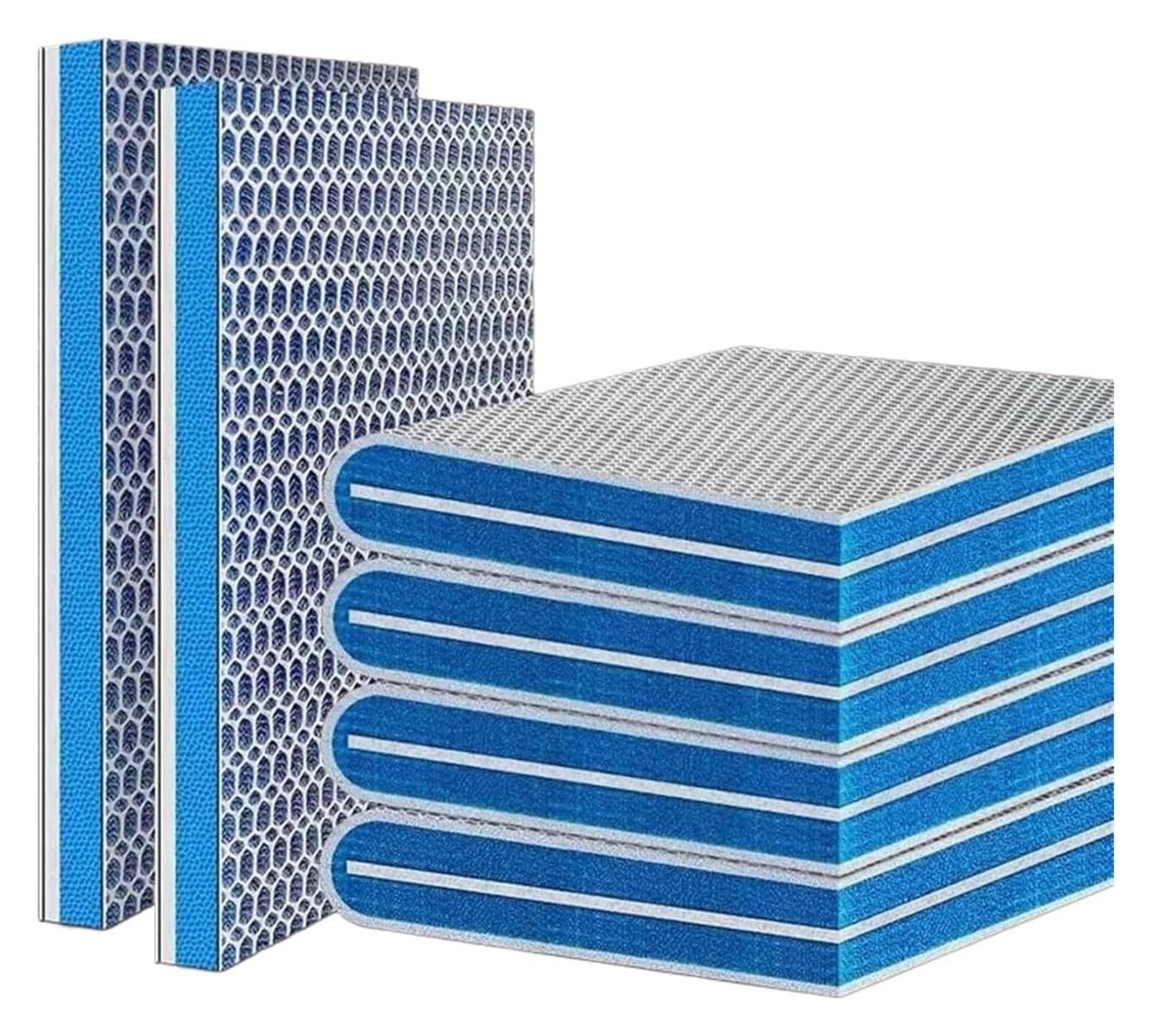 Gąbkowa podkładka filtracyjna | Wiele rozmiarów akwarium rium: 50x11x2cm, 30x39,5x2cm, 40x50x2cm(40x50x2cm)