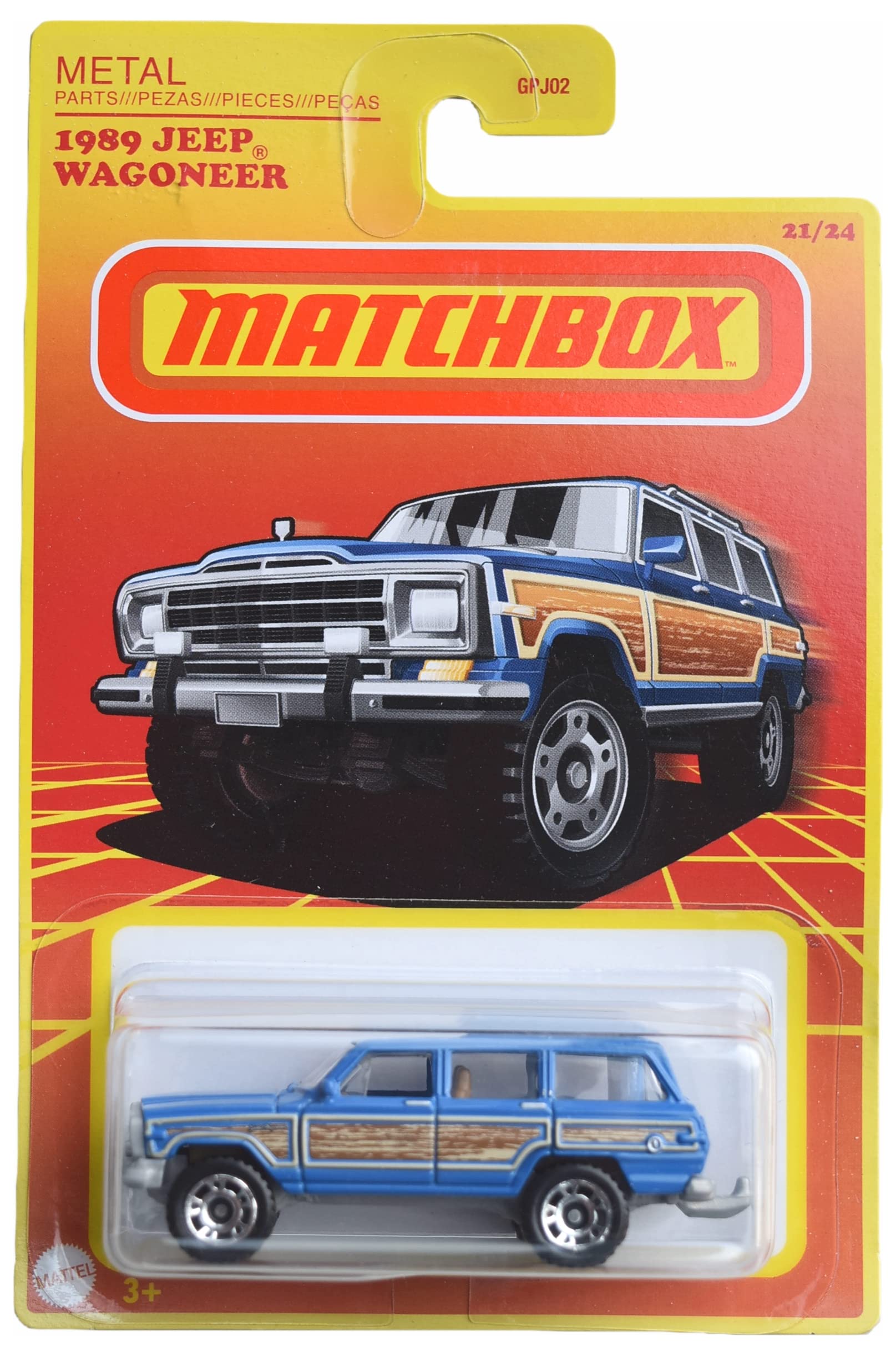 Hot Wheels Matchbox 1989 Jeeps Wagoneer, Blue 21/24