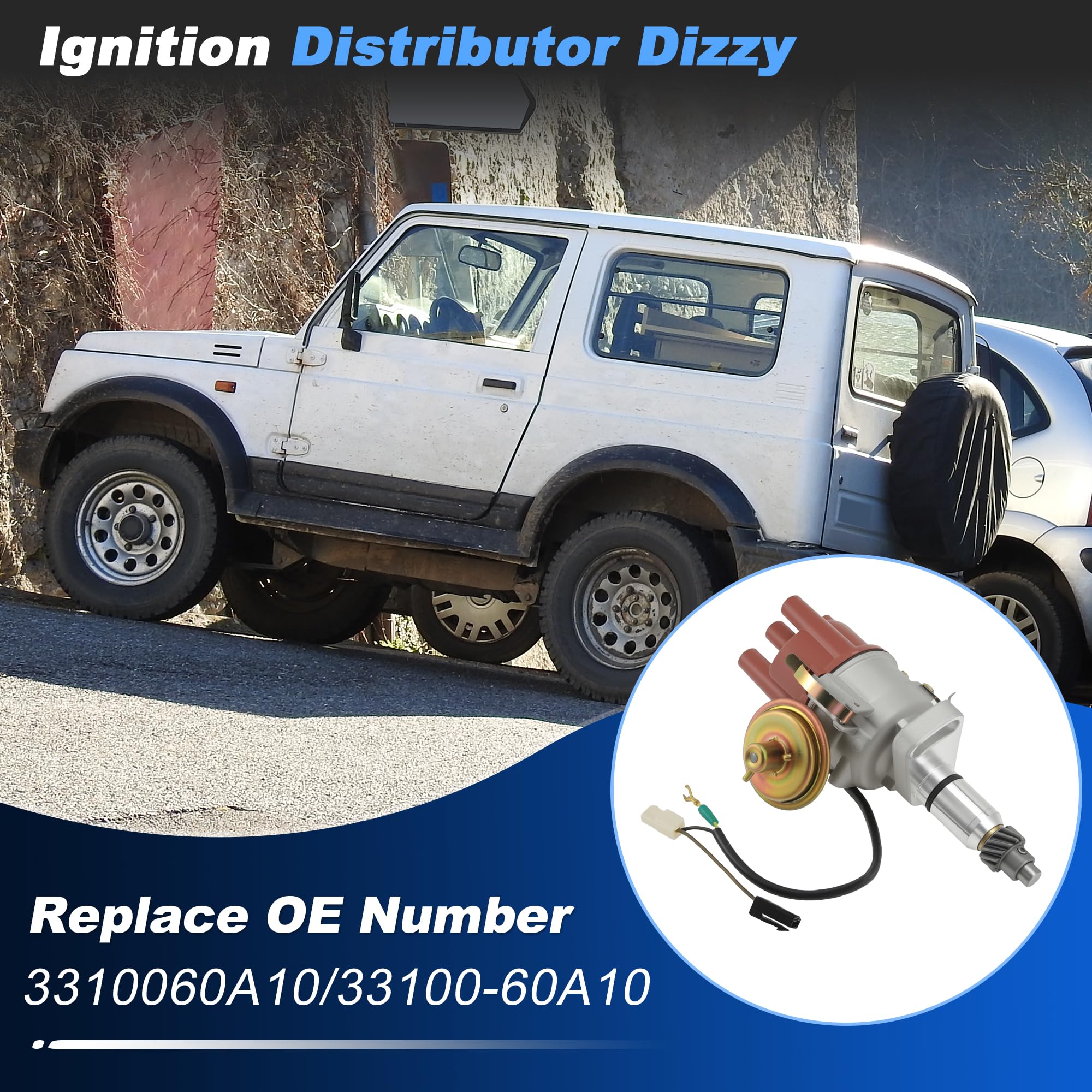 A ABSOPRO Zündverteiler für Suzuki Jimny SJ413 81-98