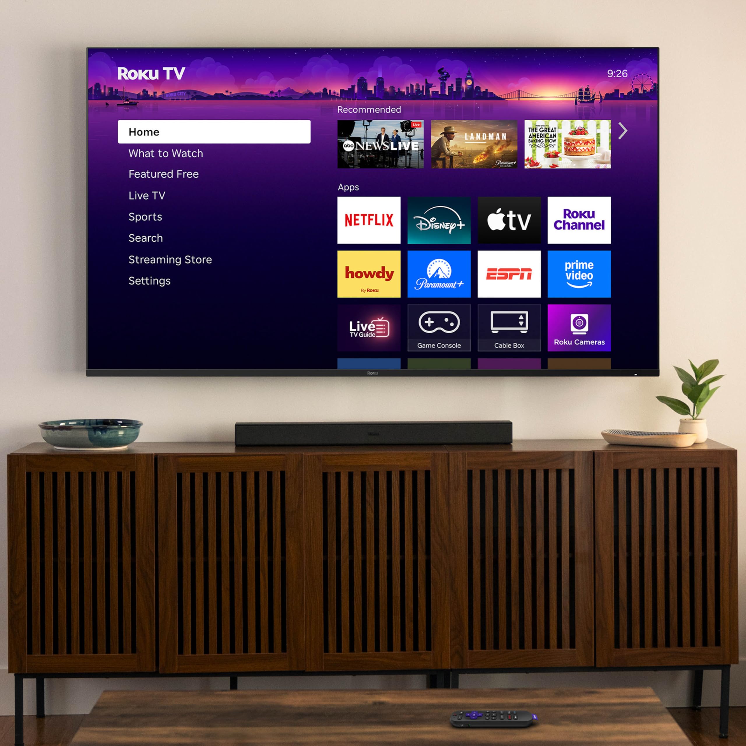 Roku Smart TV 2025 – 65-Inch Pro Series, Mini-LED TV – RokuTV with Backlit Voice Remote Pro – Flat Screen 4K QLED Television with 120Hz Refresh Rate & Dolby Vision IQ, Live News, Sports, Entertainment