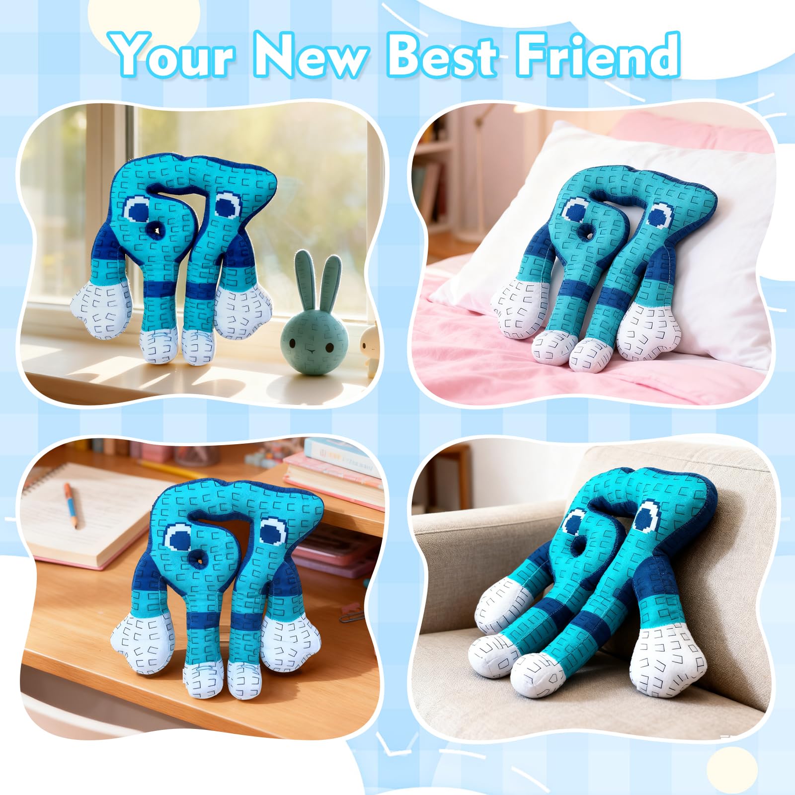 Ashloter 67 Brainrot Teddy Plush, Steal a Italian Brain Rot, Cute Soft Plushies Stuffed Animal Gifts for Adult Fans Decoration (1pcs) - Image 3