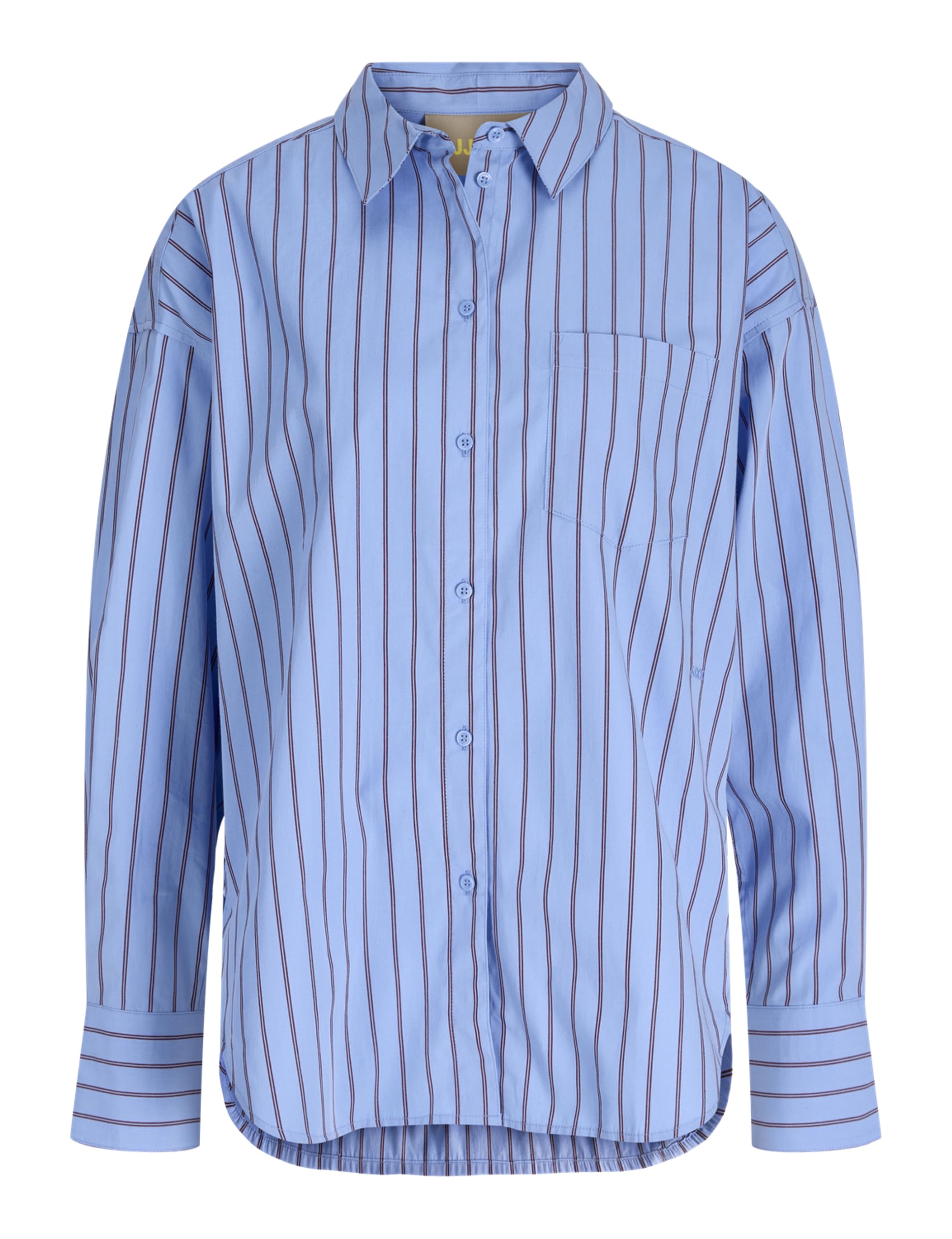 JACK & JONES Jxjamie Ls Relaxed Poplin Shirt WVN Noos, Vista Blue, M