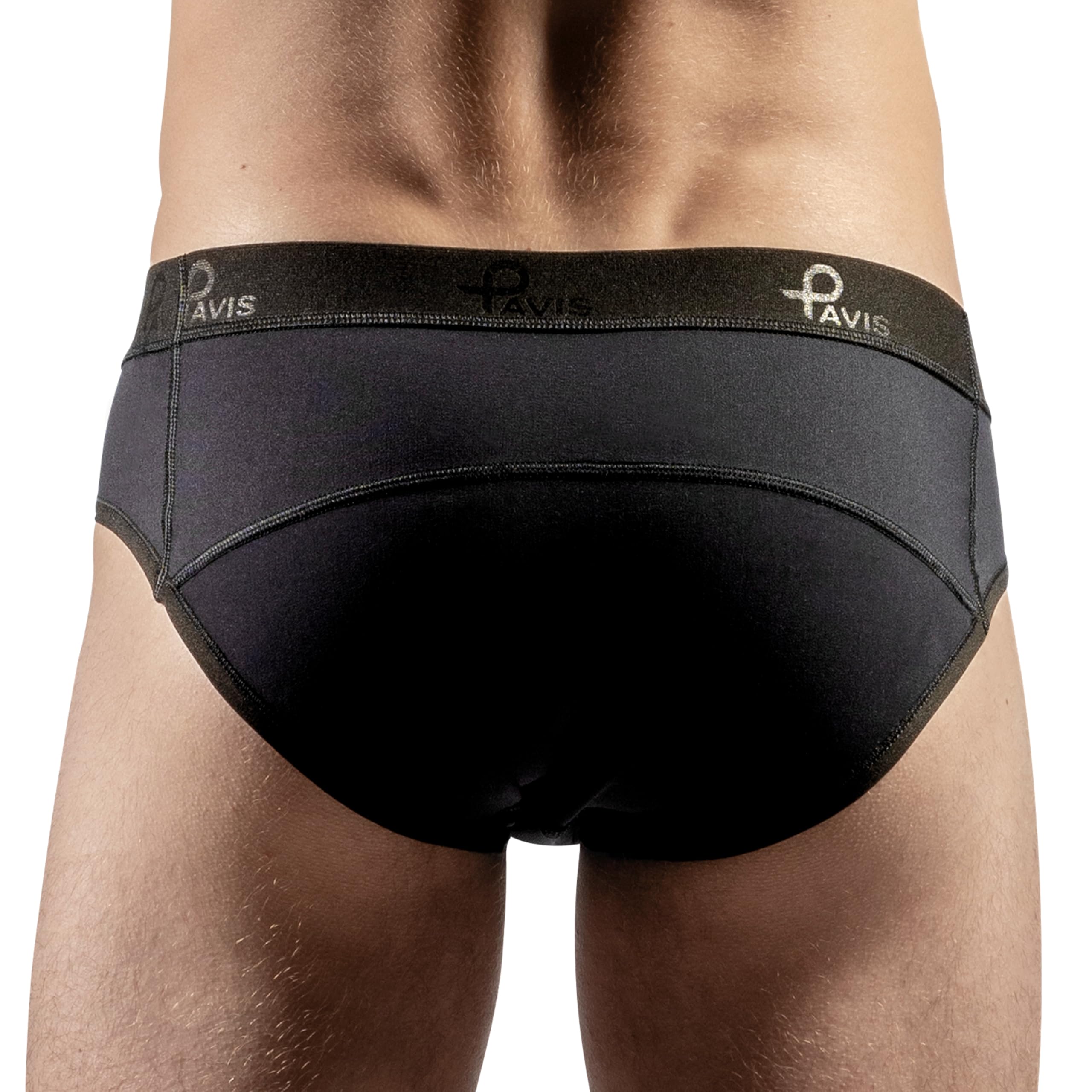 PAVIS - Slip Young Uomo - Slip Contenitivo Uomo - Intimo Tecnico a Vita Bassa per Ernia Inguinale - con Tasche per Cuscinetti OT6 – Microfibra Traspirante - Made in Italy