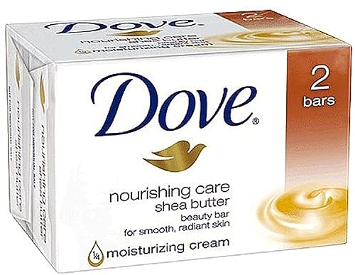 Dove Purely Pampering - Barra de belleza de manteca de karité, 4 onzas, 2 barras (paquete de 3)