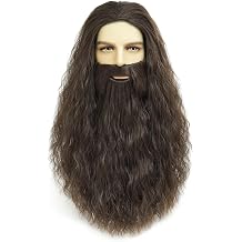 Long Curly Wig Synthetic Hair Halloween Cosplay Costume Wig,Cool Brown