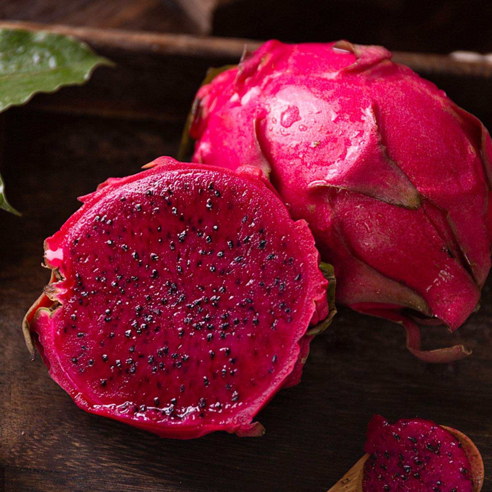 DFBTYG 50 Seeds Pitaya Seeds Rustic Succulent 3 Colors Aesthetic Plant Seeds for Yard - Red Pitaya Seeds - Flower Seeds Vegetable Seeds Fruit Seeds Garden Plant Seeds for Planting Indoor Outdoor