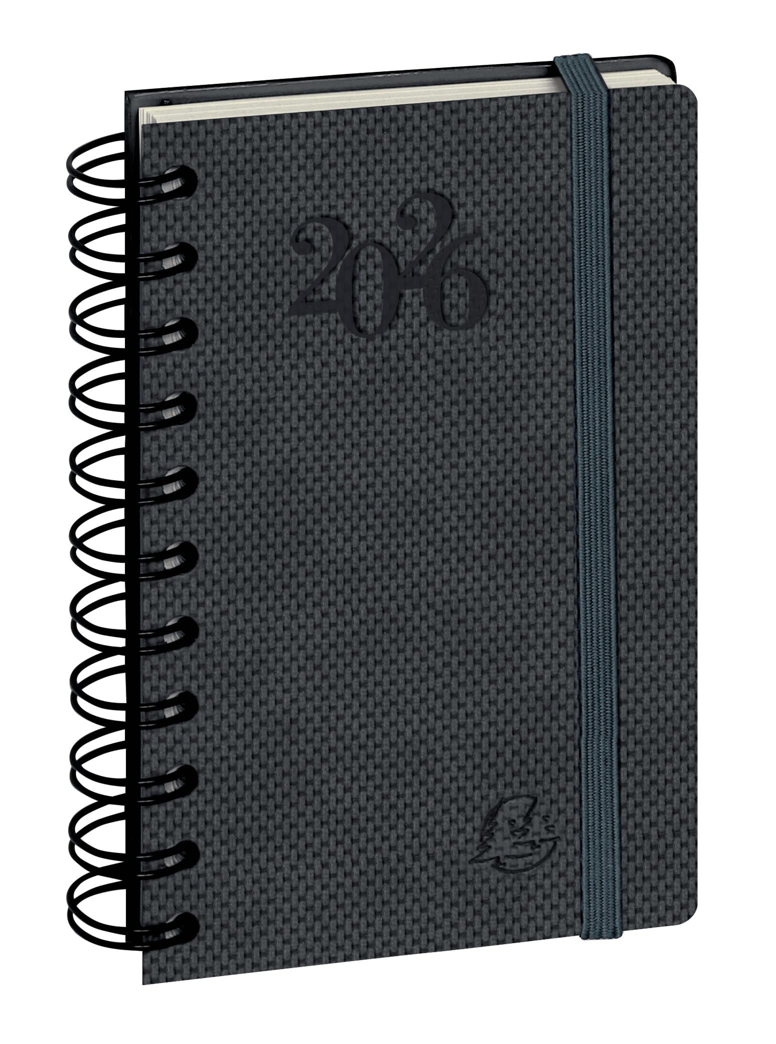 Exacompta Agenda Journal 15S Quadrillé Swan 9x14,6cm Janv à déc 2026