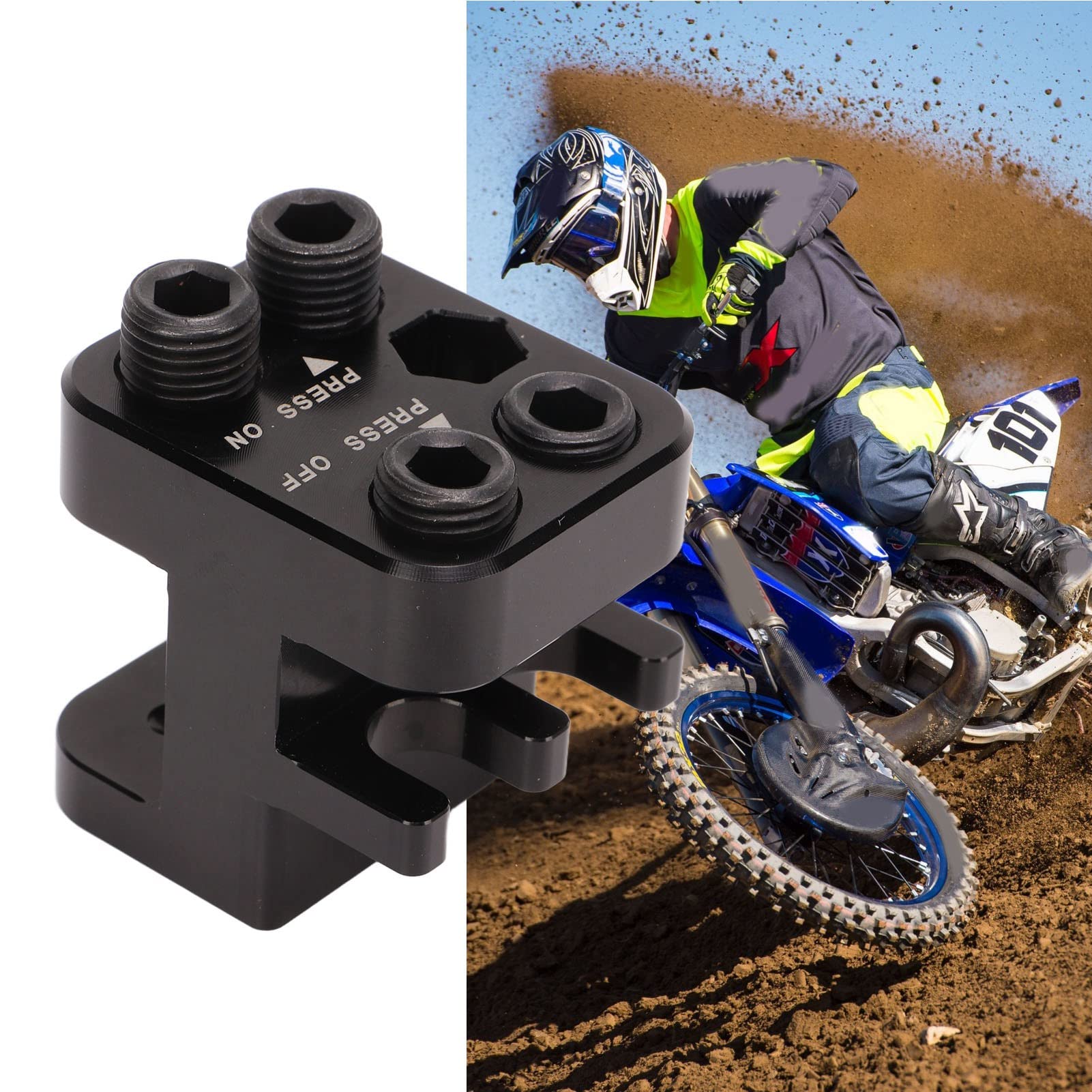 Prasa Master Link do łańcucha 520 525 530 Motocykl ATV Prasa Master Link Kęs Aluminium Czarny